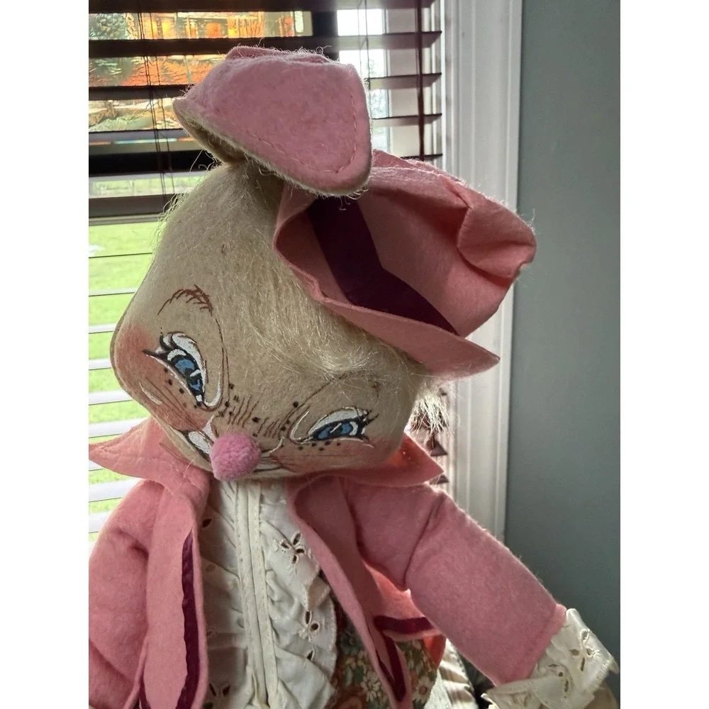 Large Annalee Easter Bunny Dolls Made in USA 22